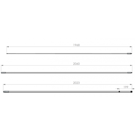 HF6100 TX/RX talstöðvarloftnet