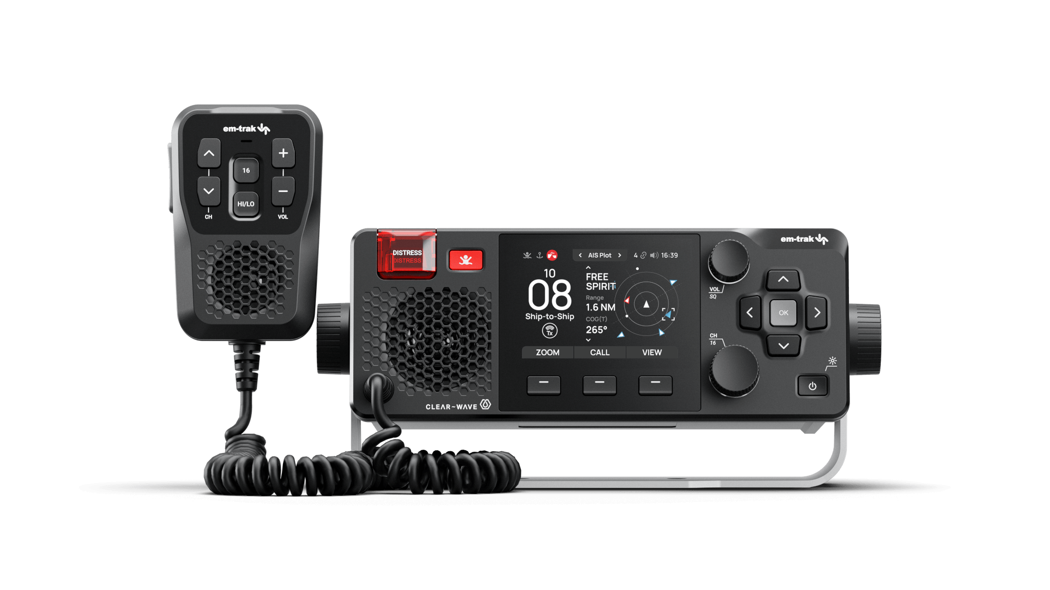 EM-TRAK X-100, VHF talstöð með sambyggðu 5W Class B AIS Tæki